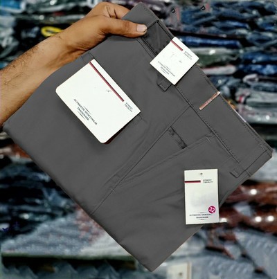 Solid Cotton Trouser